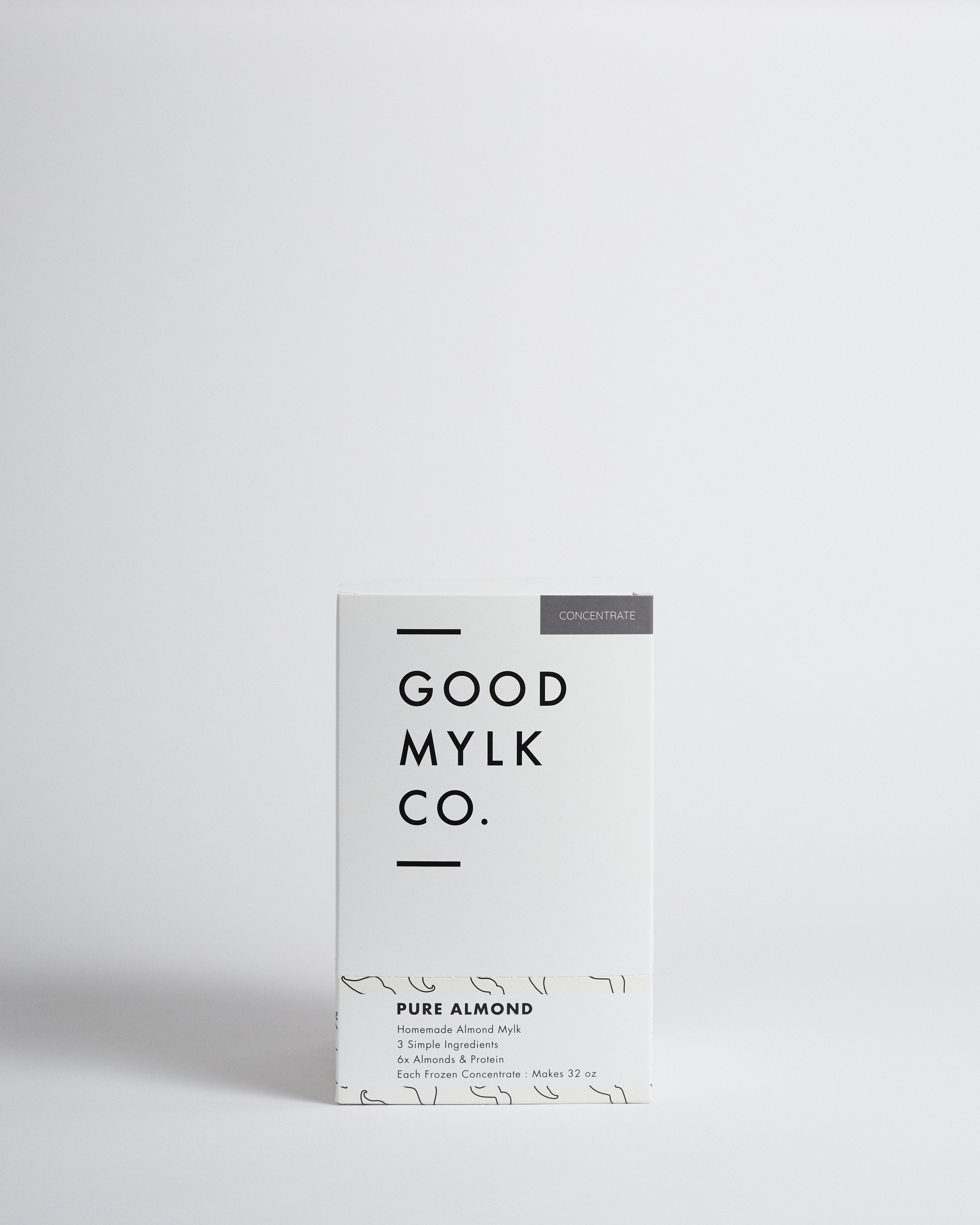 Almond Mylk Concentrate Goodmylk Co. Pure (Unsweetened) 6-Pack 