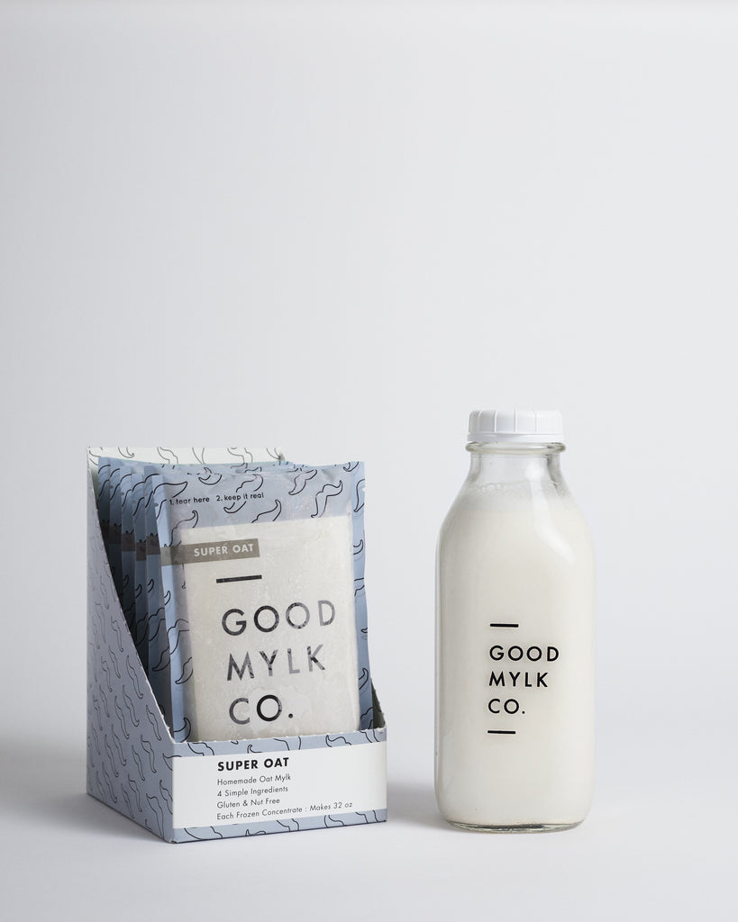 11 oz Glass Milk Bottle Set of 12 - Includes Reusable White Lids